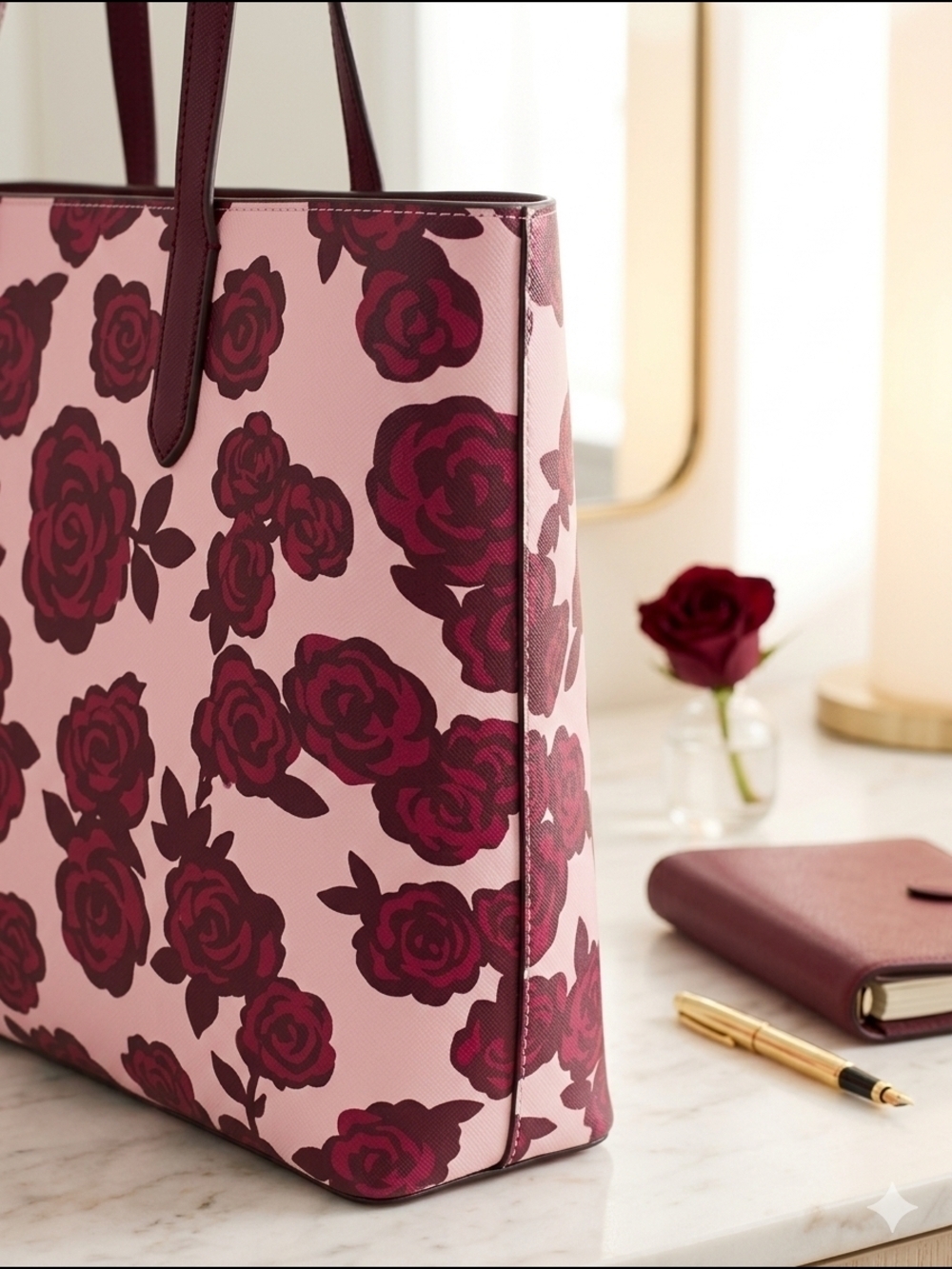 Kate Spade New York Brynn Tote – Rose Florets Print (NWT) - Picture 2 of 9